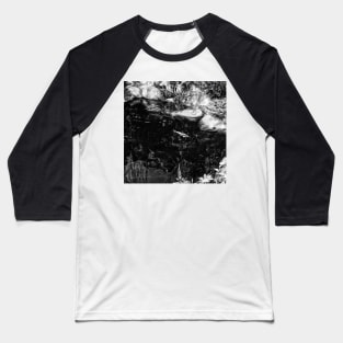 Reflecting Pond (Black & White) Baseball T-Shirt